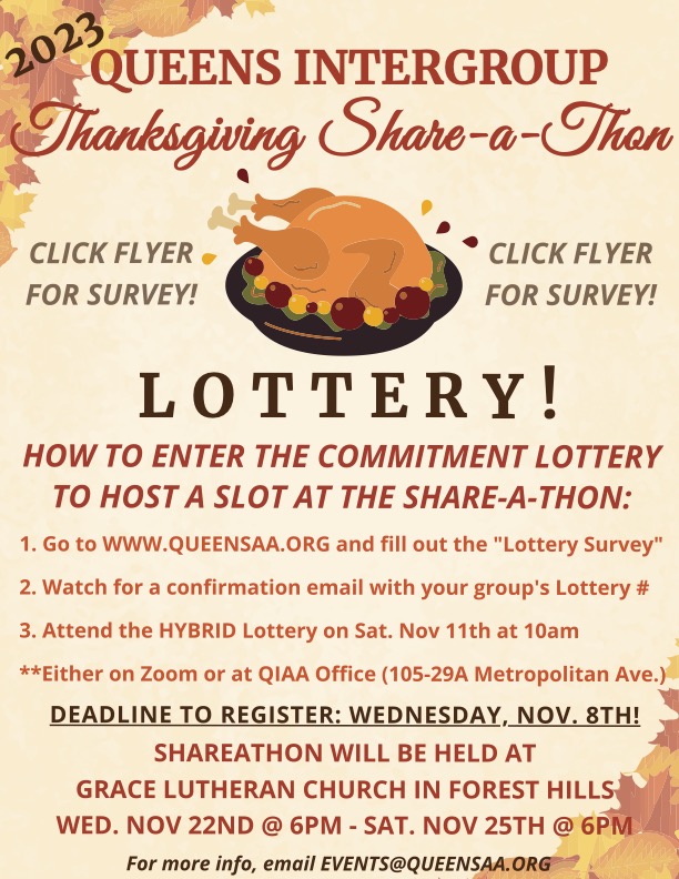 2023 Thanksgiving Lottery